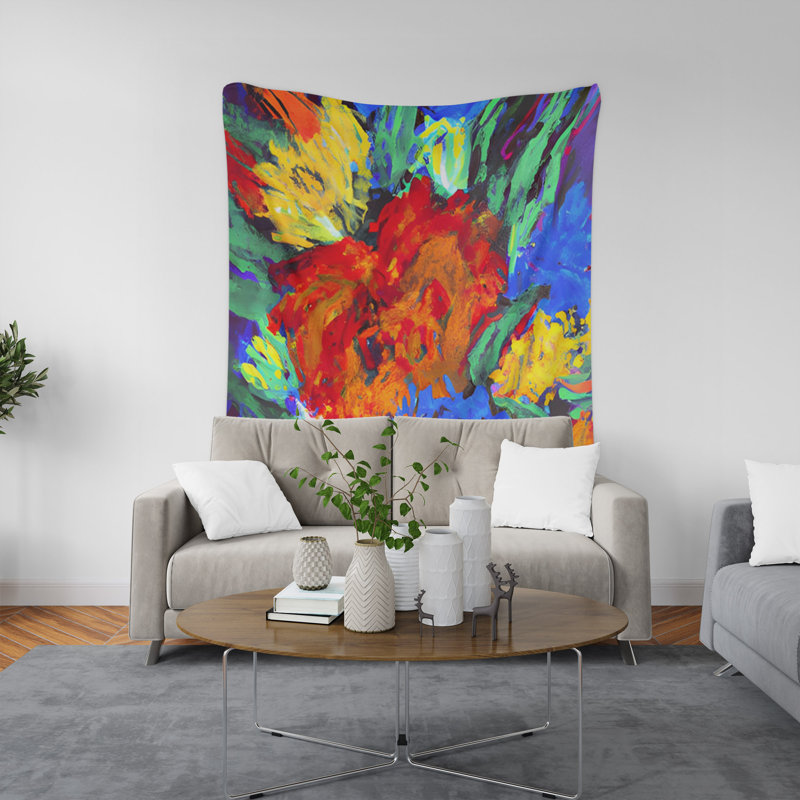 Tapisserie murale, H 88 po x l 104 po