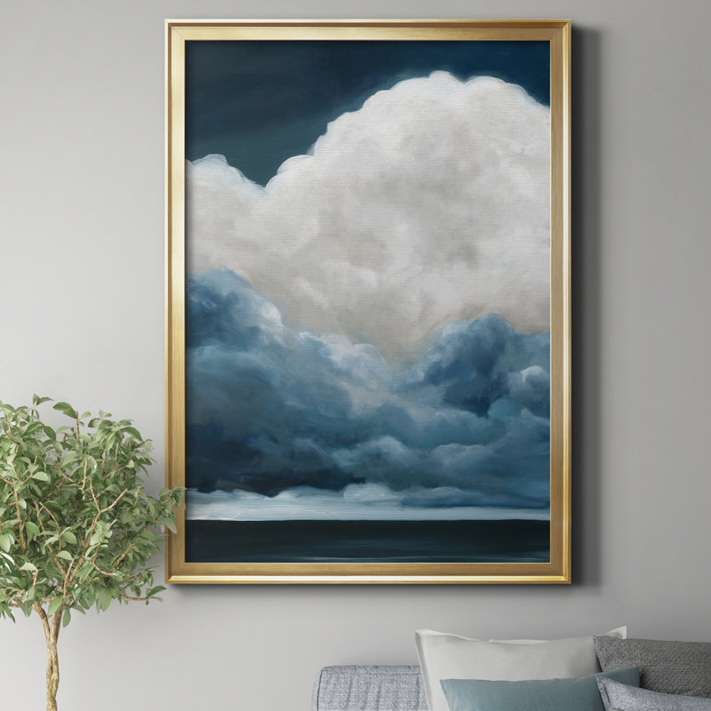 «Nature's Drama II» par J Paul, reproduction d'art sur toile encadrée, H 22,5 po x l 30,5 po x P 1,5 po, Doré