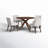 Didmarton 5 Piece Pedestal Table Set-36504917