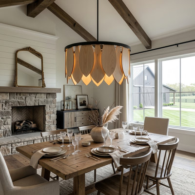 6 - Light Iron Chandelier
