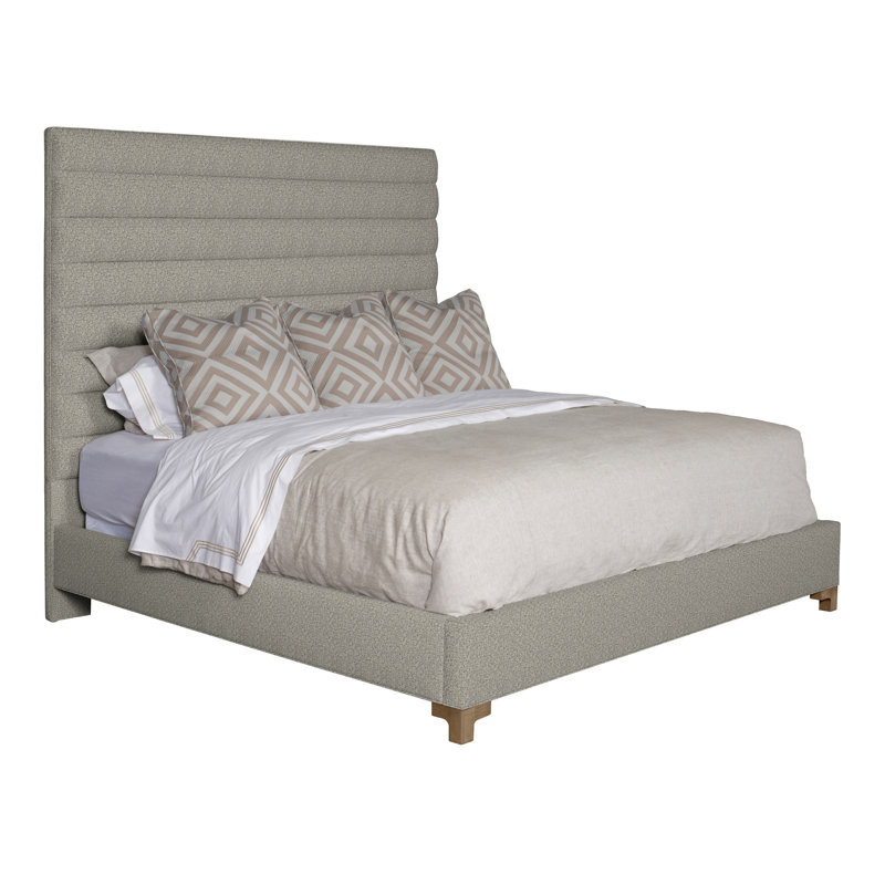 Make It Yours Upholstered Bed, Twin, Tuck Graphite, Hampton