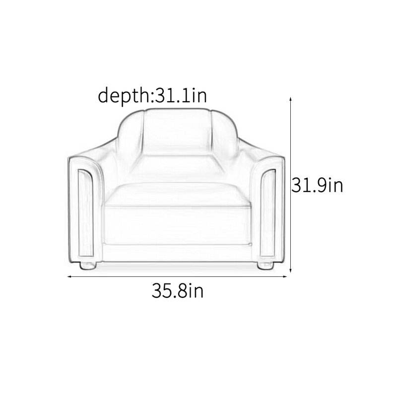 Chaise d'appoint simple et classique