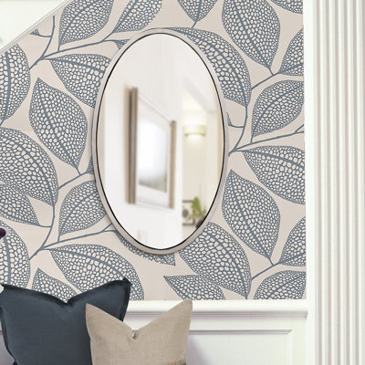 Vidal Stainless Steel Oval Mirror