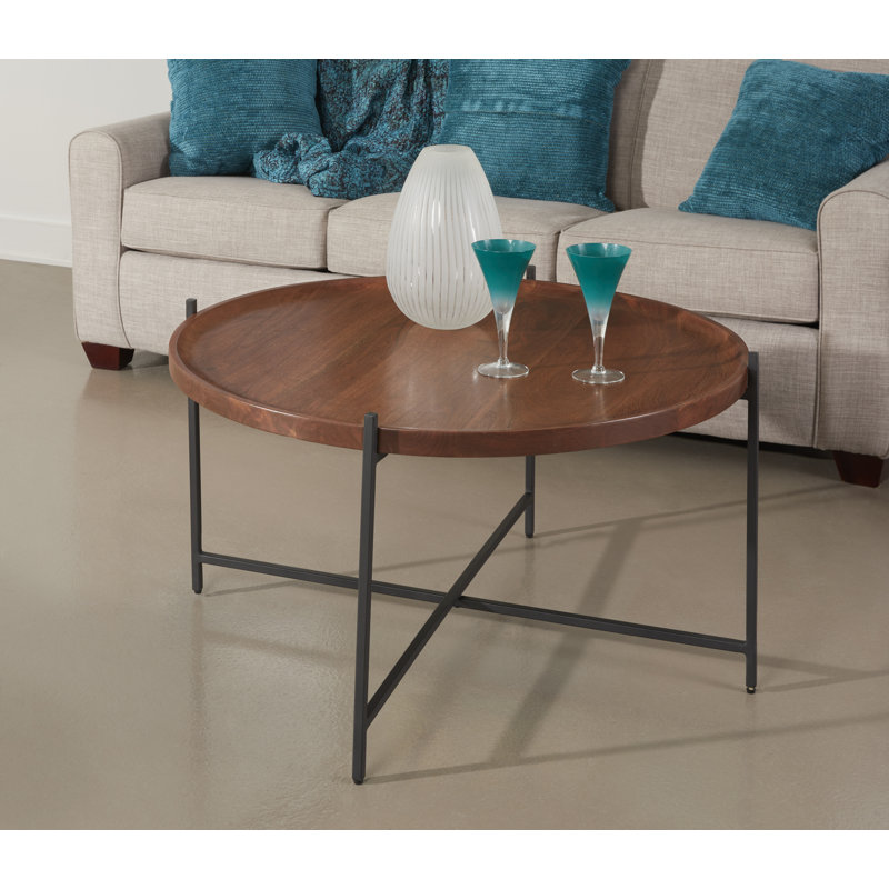 Cristhian Solid Wood Top Coffee Table