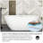 62.99 '' x 28.74 '' Soaking Plastic / Acrylic Bathtub