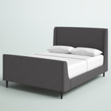 Antoinette Upholstered Wingback Bed