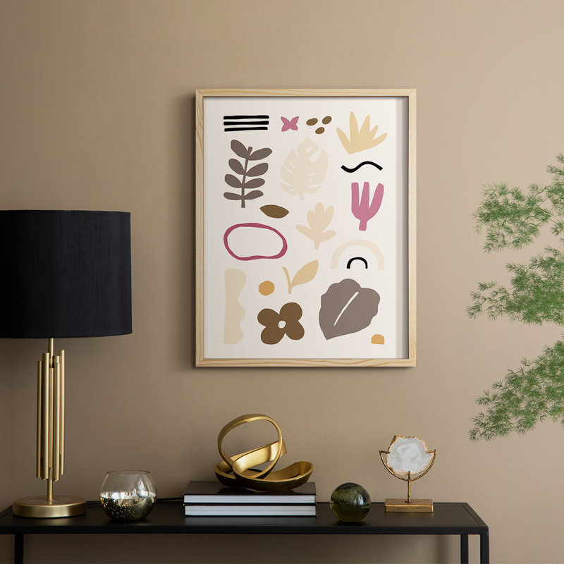 Matisse CCXL, reproduction d'art encadrée - bois massif, H 30 po x l 24 po, Naturel