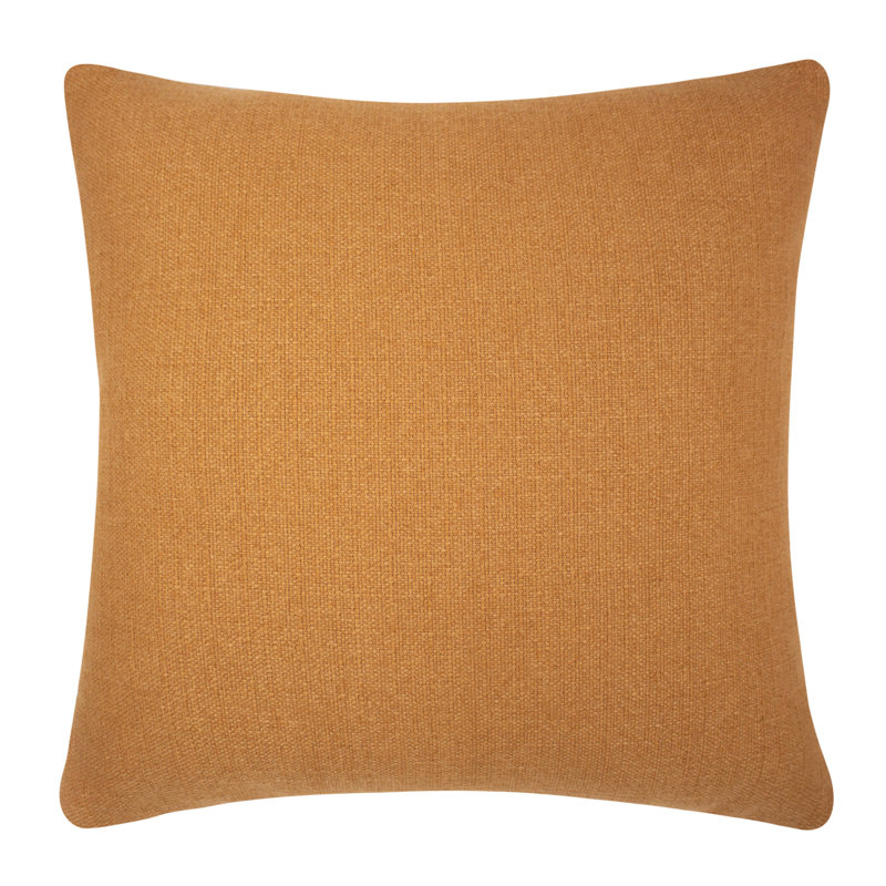  Housse et insert de coussin carré Lapis Luxury, Orange, Plumes