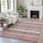 Machine Washable Indoor/Outdoor Xhevrie Burgundy Rug-112171106