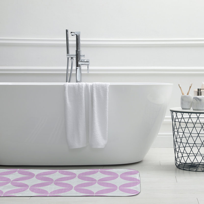 Tapis de bain Funky Junky, L 21 po x L 34 po, Mauve