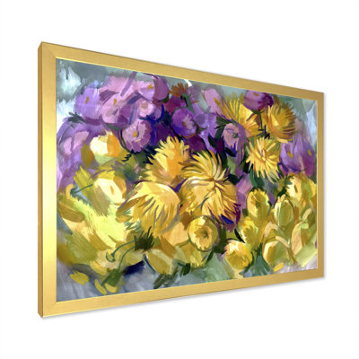 «Still Life Bouquet Flowers III», reproduction sur toile