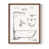 Brown Single Picture Framed