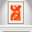 «Orange Strokes Print» par Haniff-129155881-129155876-129155833