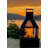 Tapered Iron Wood Burning Outdoor Fireplace