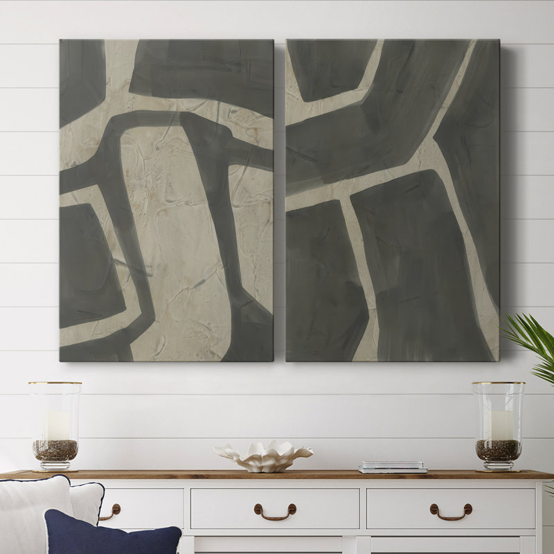 Casse-tête III - Toile tendue avec châssis de qualité supérieure - Prêt à être accroché, H 18 po x l 12 po