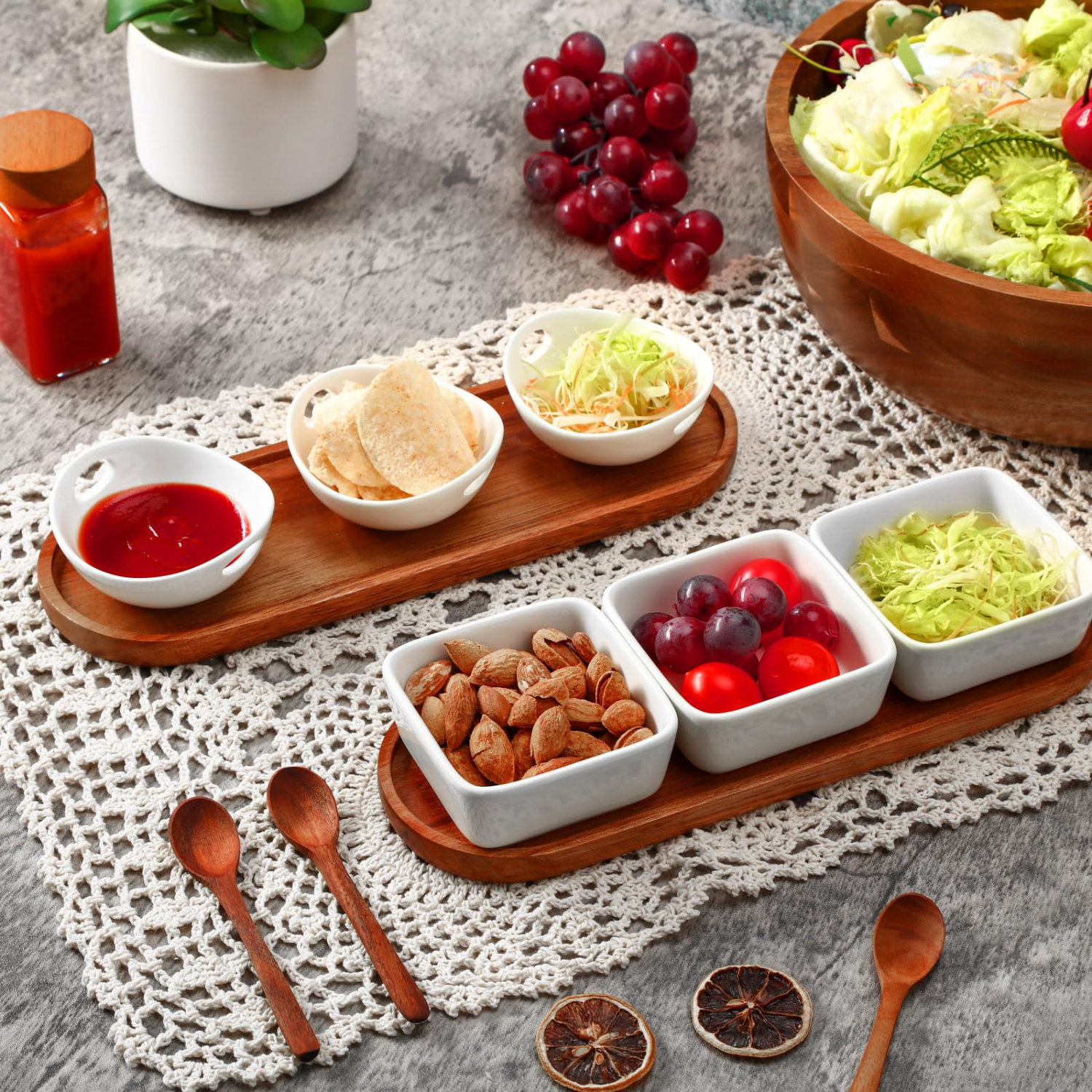 Serving Set With Tray