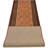 Custom Size Brant Collection Trellis Brown Design Medium Pile Slip Resistant Runner Rugs by Feet-62499092
