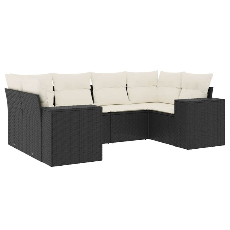 Ensemble de canapé de jardin Vidaxl PE