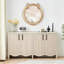 Armoire d'entrée de style français blanc crème