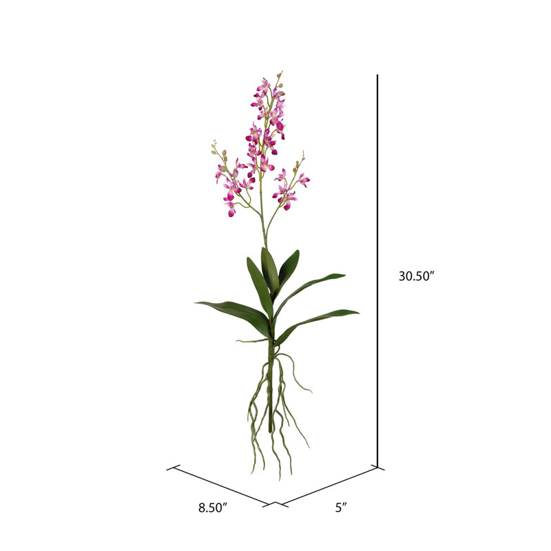 Mini pulvérisation d'orchidée artificielle, Mauve