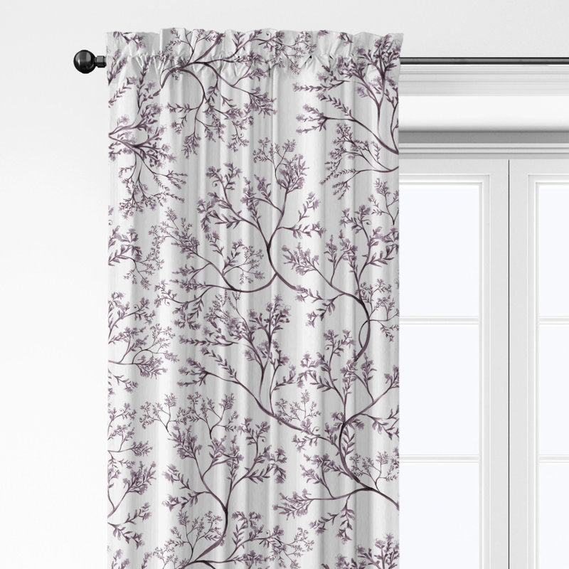 Ensemble de 2 rideaux en coton Tinsley, L 50 po x L 120 po