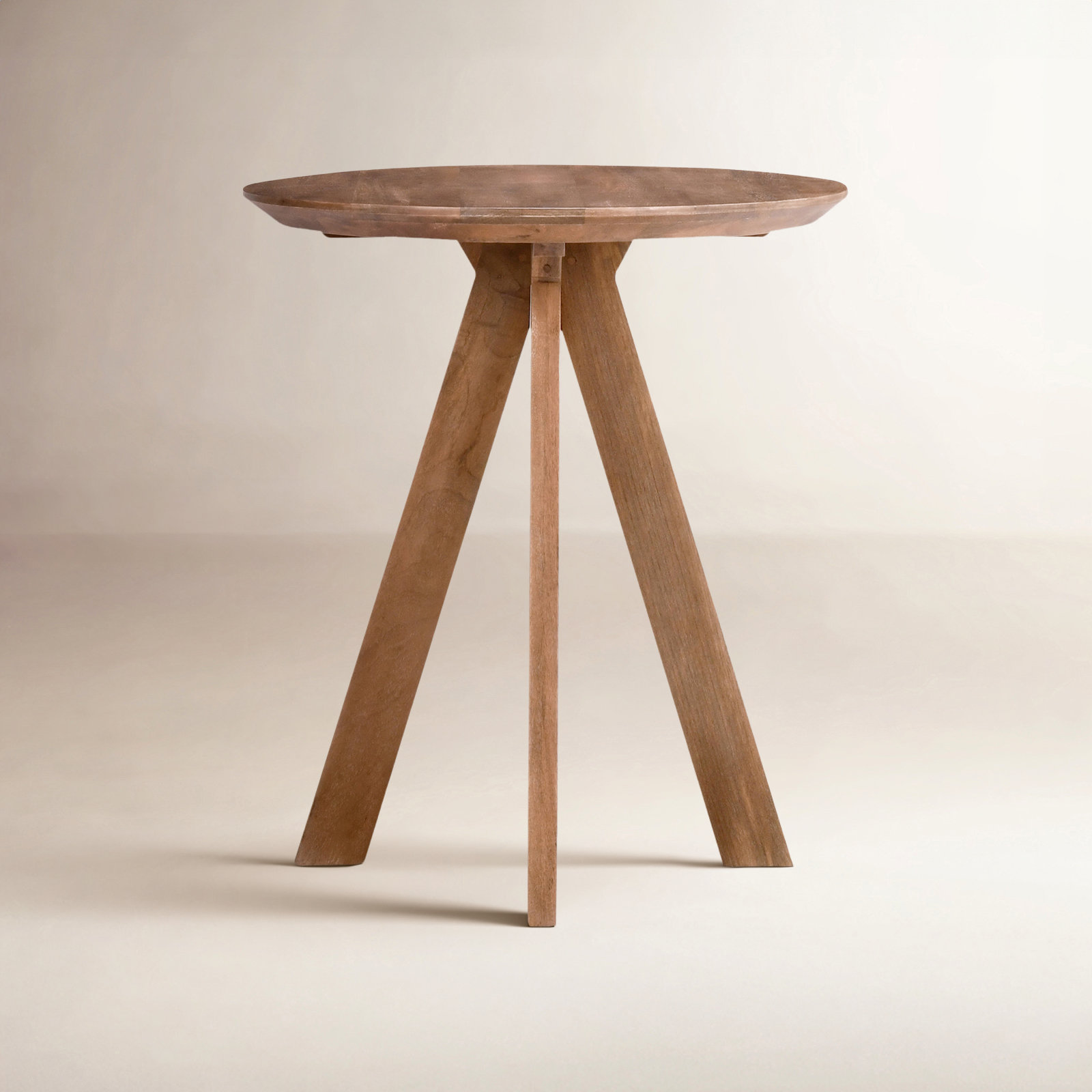 Furley Mango Dining Table, 36", Brown