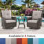 Coussins de remplacement pour meubles d'extérieur 24 po x 22 po Carolina-123628622-123628614