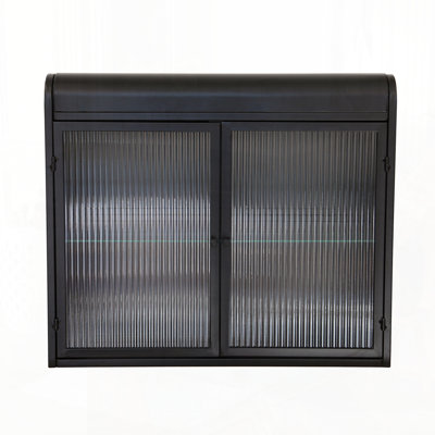 Armoire de rangement murale polyvalente en métal pour différentes pièces, améliorant l'organisation