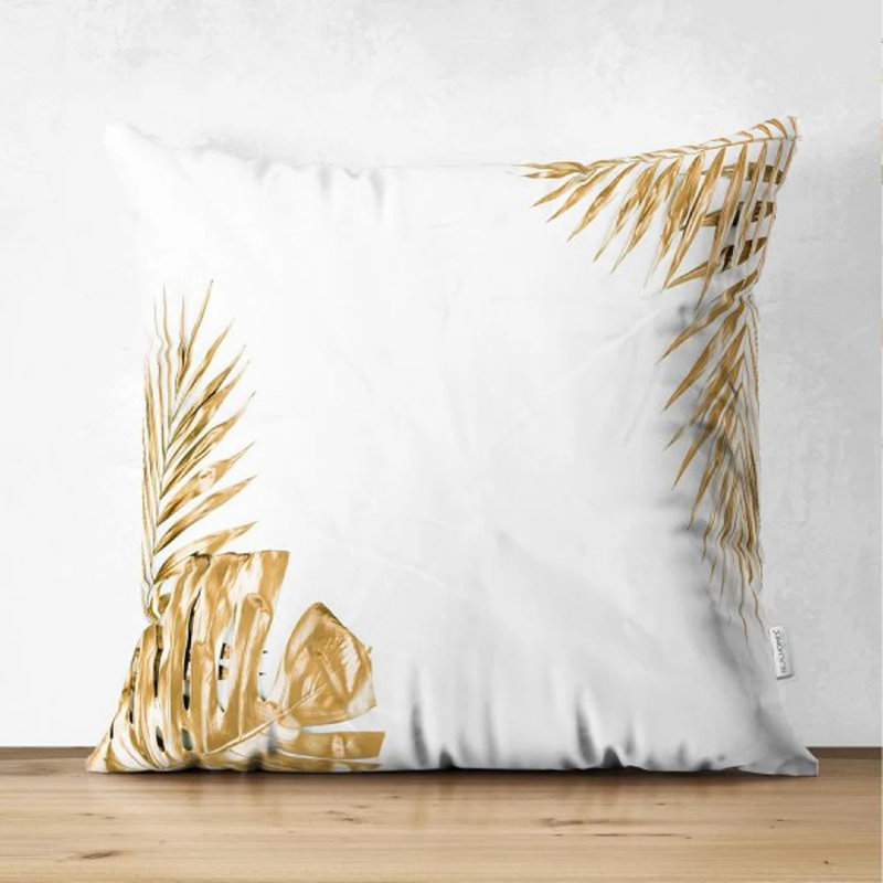Indoor / Outdoor Floral Square Scatter Cushion