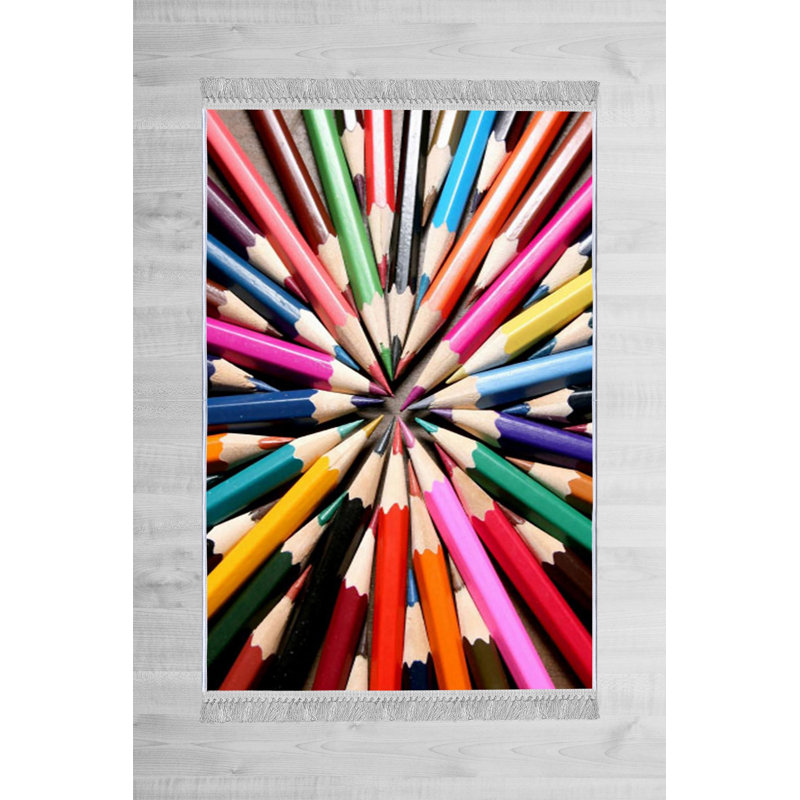 Narcisse Pink/Red/Black Rug, Rectangle 140 x 220cm