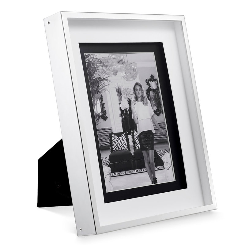 Cadre pour photo simple Airlene, 5 po x 7 po, Argent