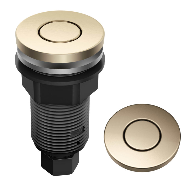 WasteGuard Air Switch, Spot-Free Antique Champagne Bronze