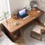 Bureaux rectangulaires en bois massif noyer-107510525-107510527