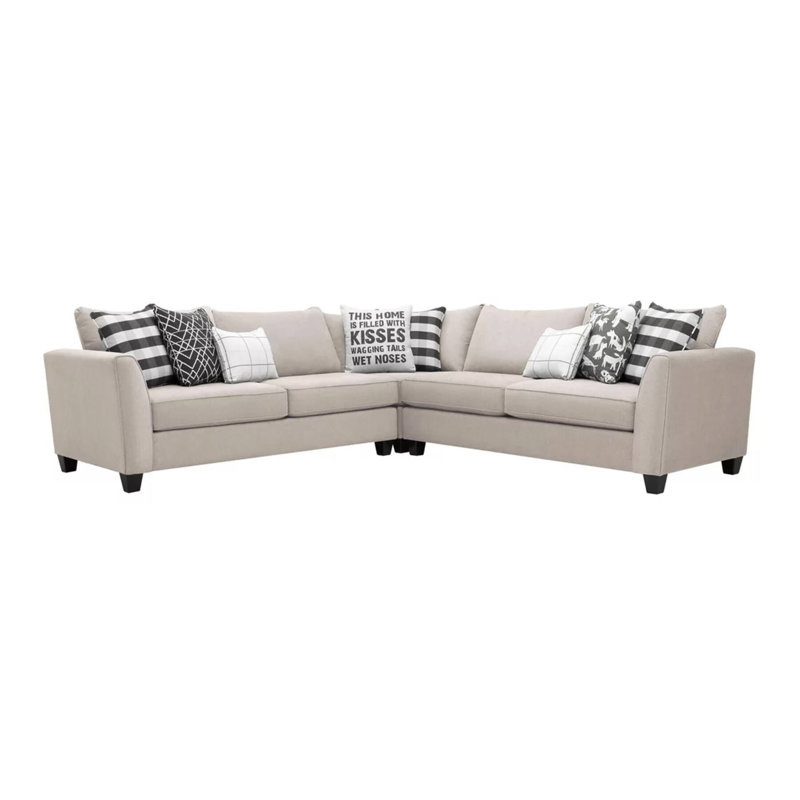 Canapé modulaire l 113,4 po, ivoire