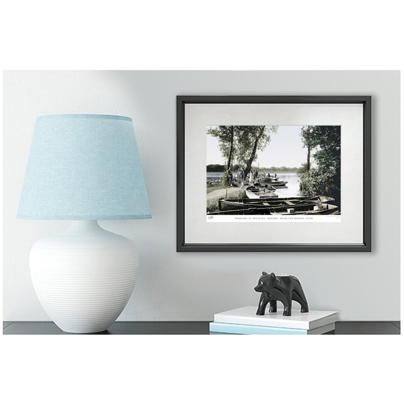 Ormesby St Michael, Broads, Near Tea Rooms C1930 by Francis Frith - Single Picture Frame Print, 40cm H x 50cm W x 2.3cm D