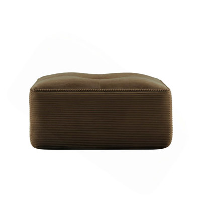 Repose-pieds ergonomique en velours côtelé de qualité supérieure pour le salon et la chambre à coucher