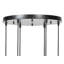 Brookner 6 - Light Black/Transparent Cluster Pendant