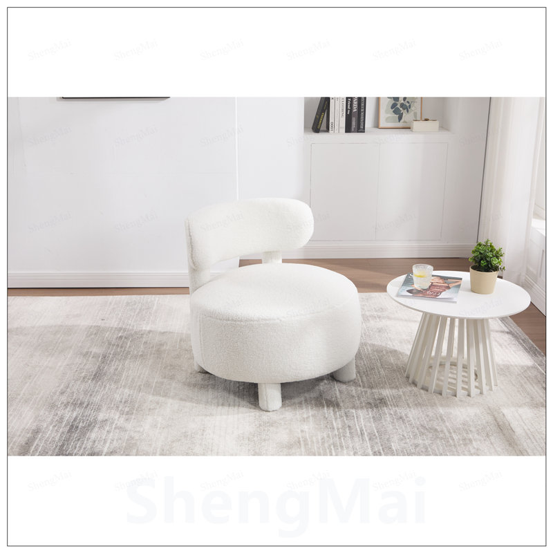 Fauteuil d'appoint Teddy, White