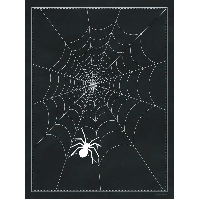 «Spider Web II» par Lettered & Lined - reproduction d'art sur toile tendue, L 12 po x H 16 po