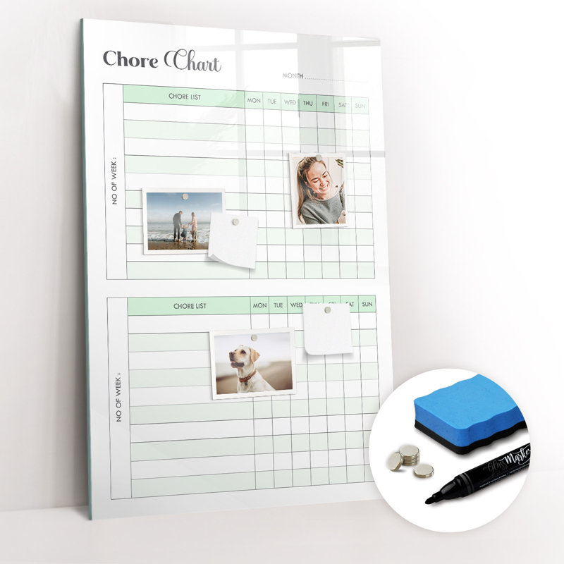 Magnetic Glass Dry Erase Board