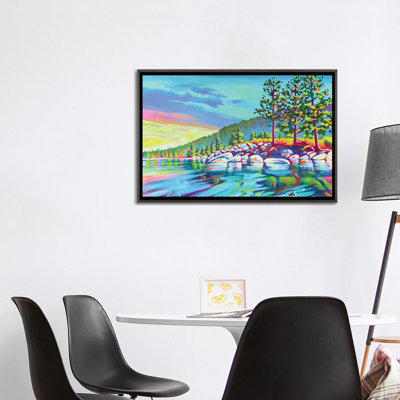 Lake Tahoe, California - Framed Wall Art Print