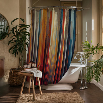 Wispy Stripes Shower Curtain