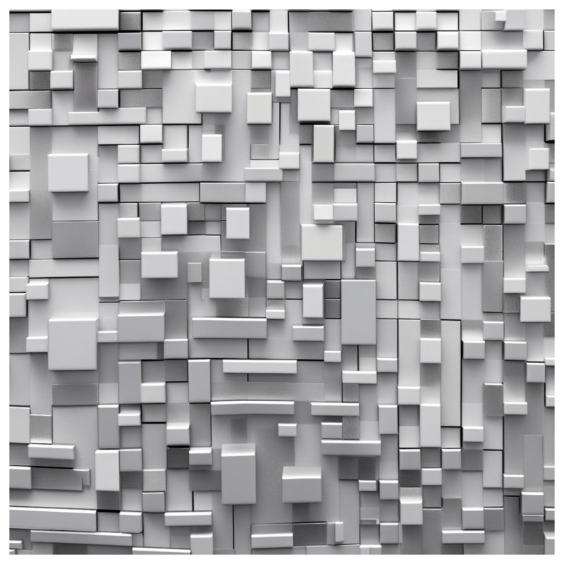 Housses de couette géométriques à blocs gris, King