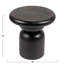 Table d'appoint ronde en bois de manguier-112716633