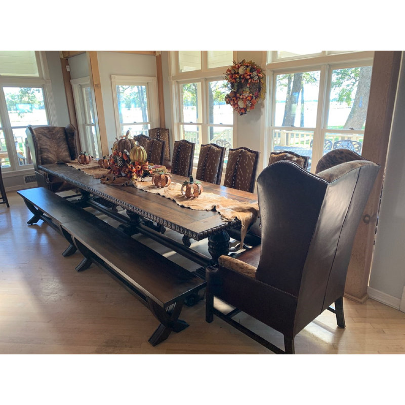 Fontainebleau Solid Wood Dining Table, 43" W x 144" L
