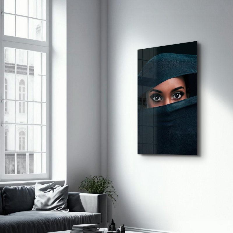 Peinture murale élégante en verre trempé 100% verre trempé, épaisseur: 0,16 pouce | Imprimé UV pour des couleurs éclatantes et une durabilité | Parfait pour la décoration intérieure et l'esthétique moderne