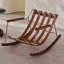 Chaise berçante simple de salon décontracté