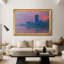 Les maisons du Parlement, coucher de soleil, 1903 - Claude Monet - Toile encadrée sur mesure-92645283-92645284-92645290