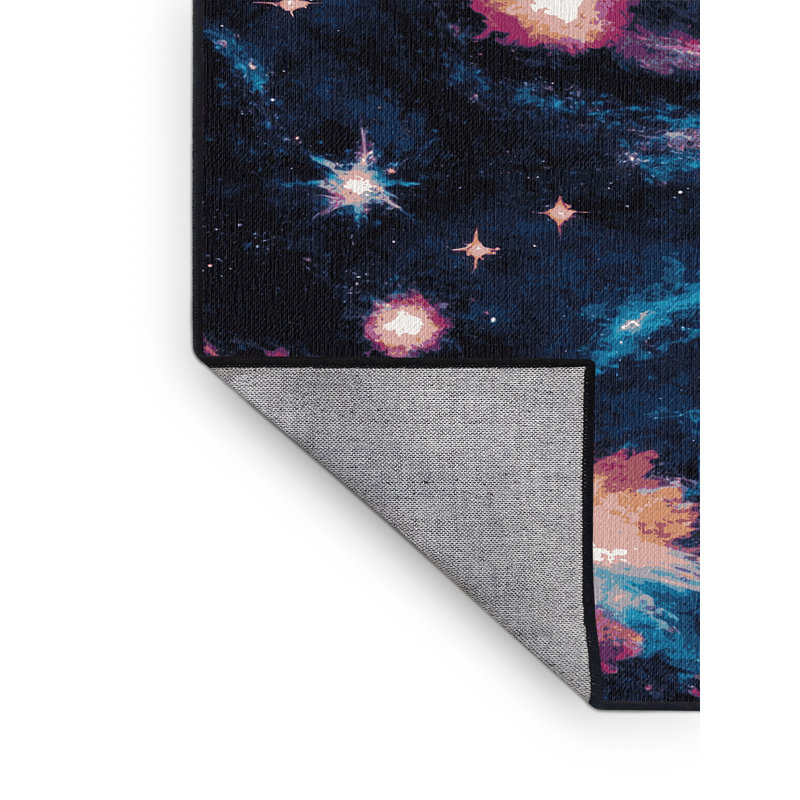 Tapis gris lavable à la machine, Carré 3 pi