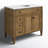 Rivers 40'' Single Bathroom Vanity with Carrara Marble Top-73360002